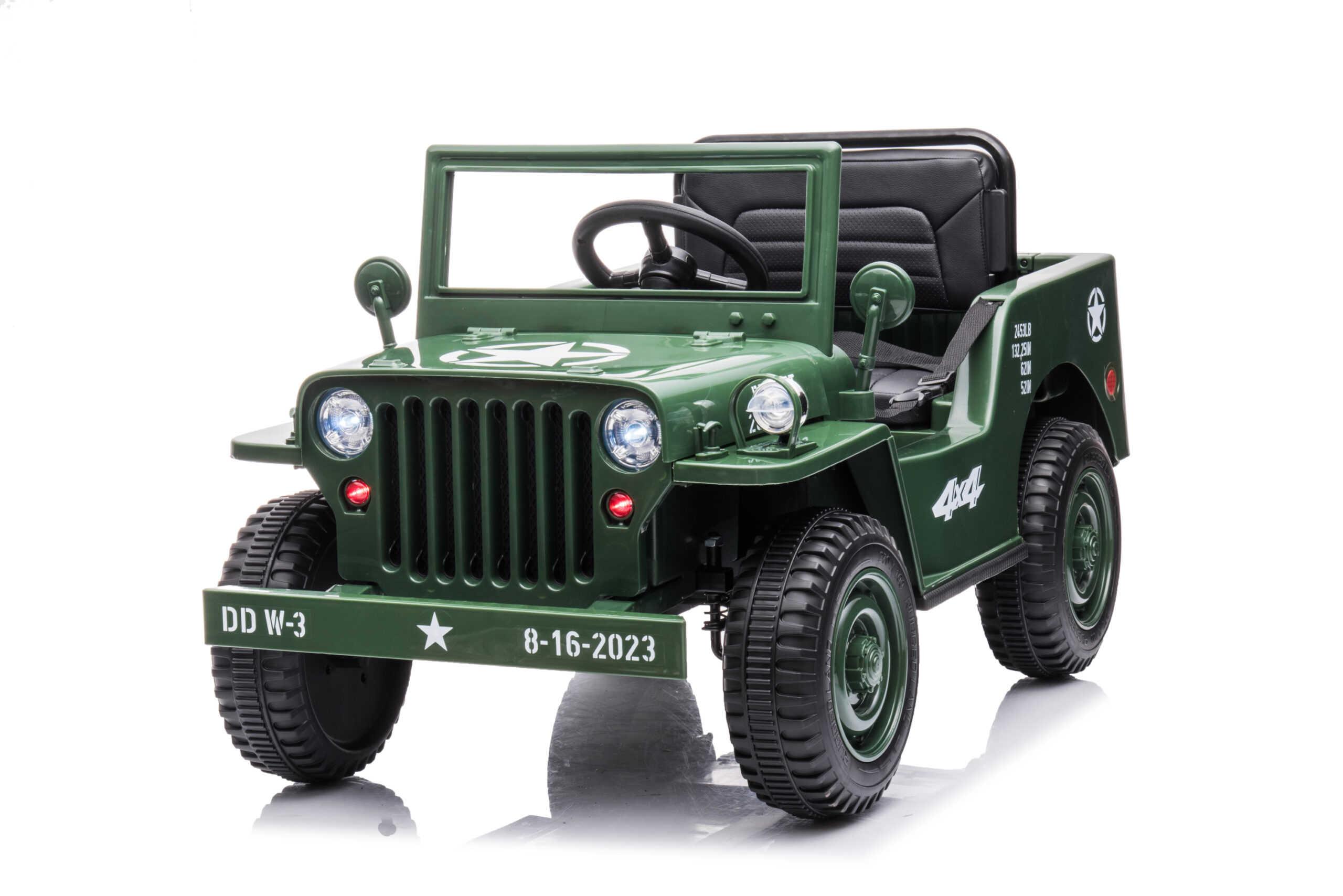 Электромобиль Джип Jeep Willys mini YKE2628 Green