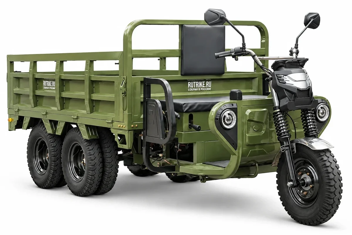 Грузовой электротрицикл Rutrike Профи гидравлика 2200 60V1500*2W